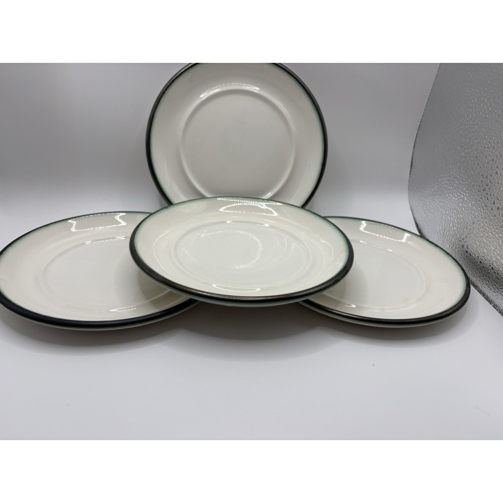 Vintage Wedgwood Primrose Oven to Table 6.25" Saucers Set of 4 England